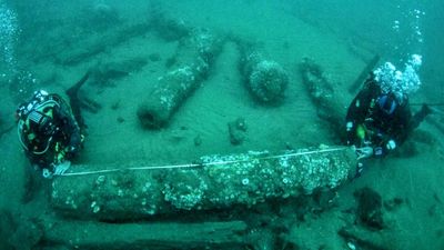 In 2022, archaeologists revealed a royal warship off the English coast that nearly killed a future king when it ran aground in 1682: a major maritime discovery