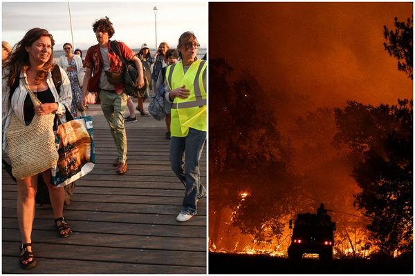 Cap Ferret wildfire: Brits told to flee as hundreds escape by boat from burning French holiday hotspot