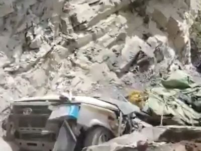 13 dead, two injured as falling boulders crush moving vehicle in Himachal's Lahaul-Spiti