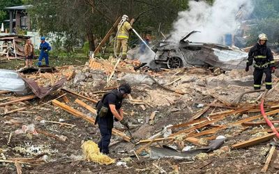 Russian missile strike kills 10 at Ukraine defence event
