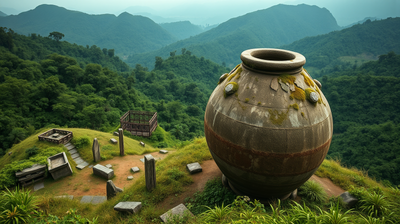 A giant stone jar in Laos holding 37 skeletons may finally solve a century-old mystery