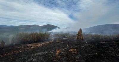 Smoke from Cairngorms wildfire reaches Aberdeen as update issued