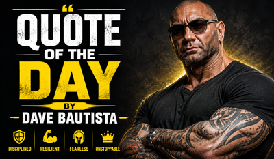 Quote of the day by Dave Bautista: "Know your lines; otherwise, have an open mind because..." — Inspiring life lessons on preparation, adaptability, confidence, creativity, teamwork, growth, and why letting go of perfection often leads to your best performance by the American actor and former professional wrestler