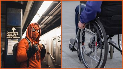 Man in wheelchair gets stuck in Arkansas traffic. Then a man in Spider-Man suit saves him: ‘Not in my 7 years in the department have I witnessed this’