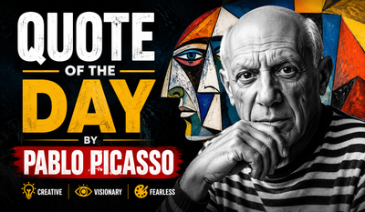 Quote of the Day by Pablo Picasso: “The meaning of life is to find your gift. The purpose of life is to...” — Inspiring life lessons on purpose, creativity, generosity, success, personal growth, and how sharing your gift can transform your life and the world by the Spanish artist who redefined modern art