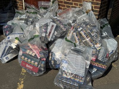 113,000 cigarettes seized in east London in illicit tobacco raid