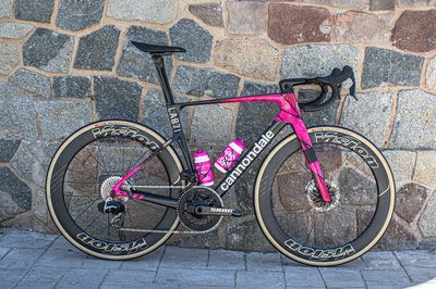 Rammed and slammed: Kasper Asgreen's very aggressive Cannondale Lab71 SuperSix Evo