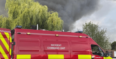 Twenty firefighters hospitalised after tackling inferno at Essex industrial estate