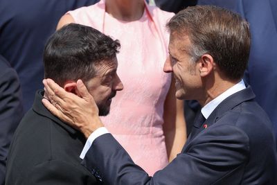 Zelensky denies bizarre claim he took cocaine with Macron in interview with far-right MAGA influencer
