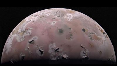 What lurks beneath the volcanoes of Jupiter's moon Io? NASA's Juno probe just took a peek