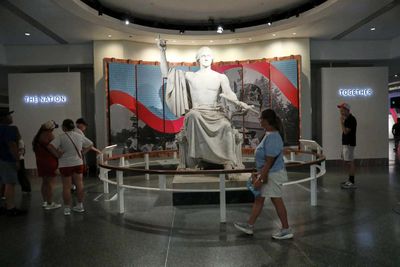 'White, male, Christian' report drives Trump's disclaimer push at US history museum
