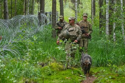 Ukraine is still fortifying its border with Belarus years after Russia invaded from there