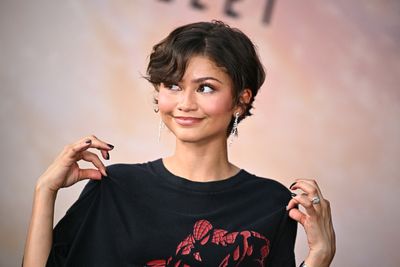 Zendaya Keeps Her 'Spider-Man' Style Streak Alive in Archival Atelier Versace on the Red Carpet