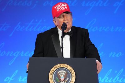 Trump says media ‘will be broke’ when he is gone, amid dinner jokes and jibes
