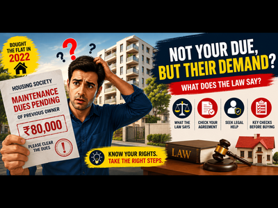 Housing society asks homebuyer to pay previous owner's maintenance dues of Rs 80,000; experts explain what you should do in this situation