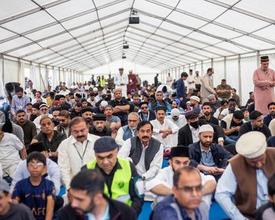 UK’s largest Muslim event goes ahead with added security as hate crime rises