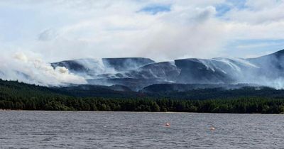 Wind change reduces threat to Nethy Bridge from massive Cairngorms wildfire