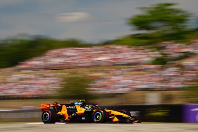 Lando Norris leads the way in final practice in Hungary