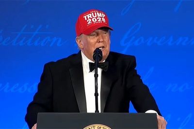 Five of Trump’s worst jokes from the White House Correspondents’ Dinner