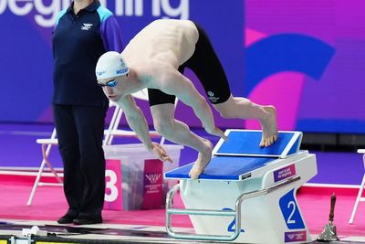 Madeleine McCann’s brother cheered on by parents as he swims in Commonwealth Games final