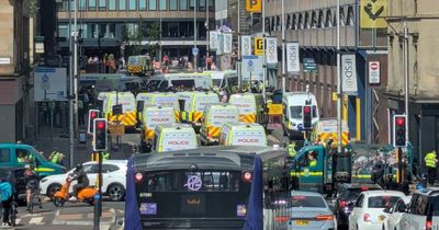 Buses diverted as violence erupts after far-right rally in Glasgow