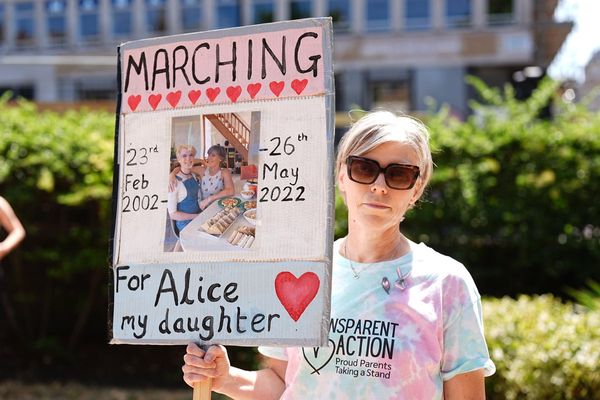 ‘We have failed’: Mother of trans woman who took own life issues stark warning at Pride march