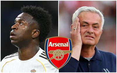 Arsenal learn Jose Mourinho stance on Vinicius Junior sale as Real Madrid transfer policy revealed