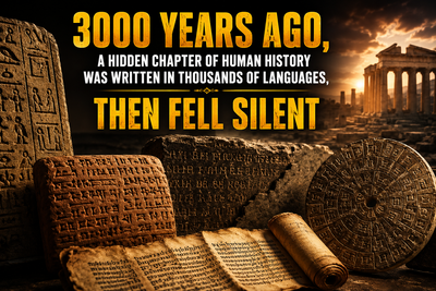 3000 years ago, a hidden chapter of human history was written in thousands of languages, then fell silent