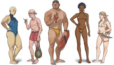How street fashion photography inspired this video game concept artist's character designs