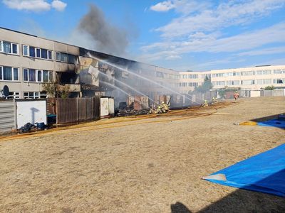 Fire rips through flats in south London leaving dozens of residents 'displaced'