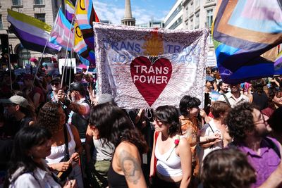 150,000 march through London in 'world’s largest trans pride parade'
