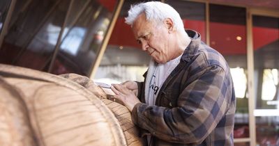 'I forgot about it': 38 years later, carver returns to Canberra to restore his work