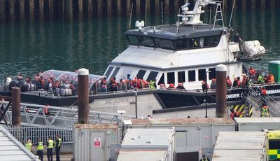 Teenager charged with piloting small boat to UK as over 640 migrants make trip in Burnham's first week as PM