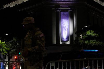 DOJ spent nearly $1 million on banners of Trump’s face and other refurbishments, documents show