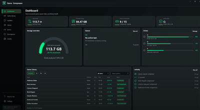 Game Compressor can save you hundreds of GB across your game library — as storage prices remain high, utility leverages Windows' built-in LZX compression for substantial space savings