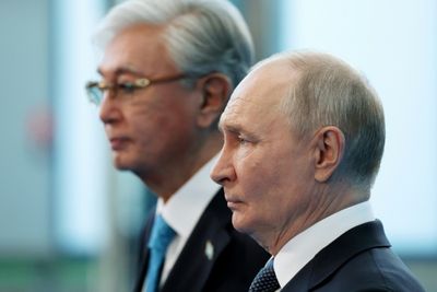 Ukraine strikes Siberia refinery as Kazakh leader tells Putin war should end