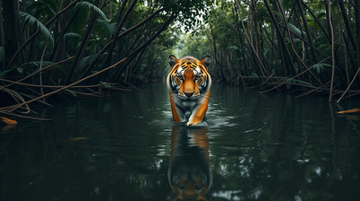 How Sundarbans Tigers Evolved Swimming, Saltwater Adaptation and Predation Habits No Other Tiger Has