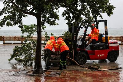 Typhoon Noul hits southern China, 700,000 evacuated