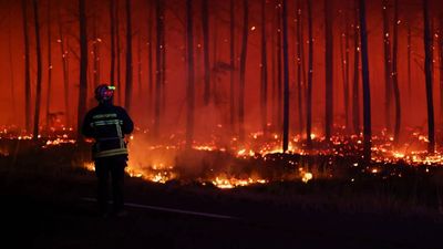 Watch: Wildfires rage across France, Spain as thousands flee, national emergency declared