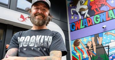 12-foot mural celebrating sporting legacy between Scotland and Wales under way