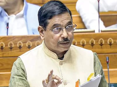 Prahlad Joshi assumes charge as Union Education Minister after Dharmendra Pradhan's resignation