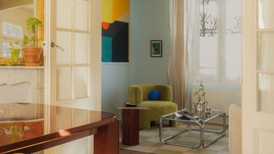 The Warmth and Vivacity of Mediterranean Seaside Homes Shaped the Color Story of This Suburban Paris Family House — "It's Full of Personality"