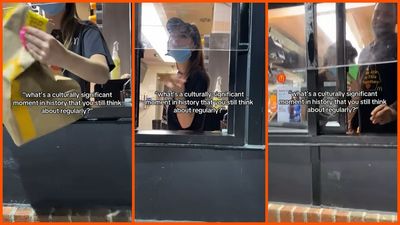 A woman asks a McDonald’s employee why she’s being cursed out, and the answer is just ‘you recorded me’