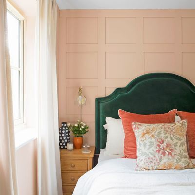 This clever wall panelling trick can instantly make a small bedroom look larger, according to interior designers