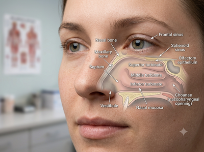 In 2005, researchers followed the air through your nose, and were amazed by what they found; the human nose is more complex than a 747's: How a study revealed the hidden science of breathing and smelling?