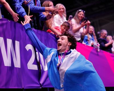 ‘Do It For Gabe’: Reuben Ward wins gymnastic gold as Langton returns after nasty fall