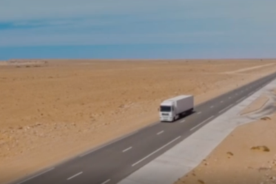 Trump celebrates having a highway named after him – more than 3,000 miles from home