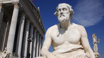Quote of the day by Thucydides: 'Self-control is the chief element in self-respect, and self-respect is...' and the ancient wisdom that proves your hardest enemy will always be yourself