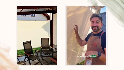 Need protection from the sun during the upcoming heatwave? This stylish garden IKEA hack is an affordable shade solution