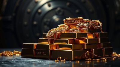 Gold rises over 1% as oil tumbles on pause in US-Iran fighting